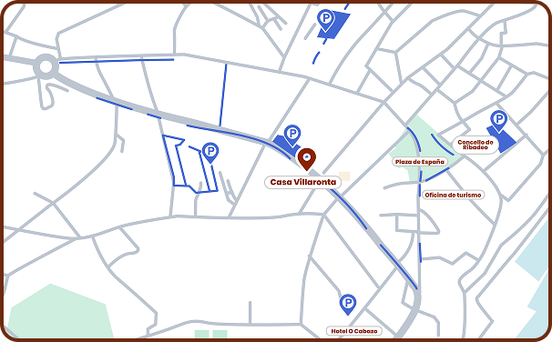 Casa Villaronta aparcar cerca en Ribadeo