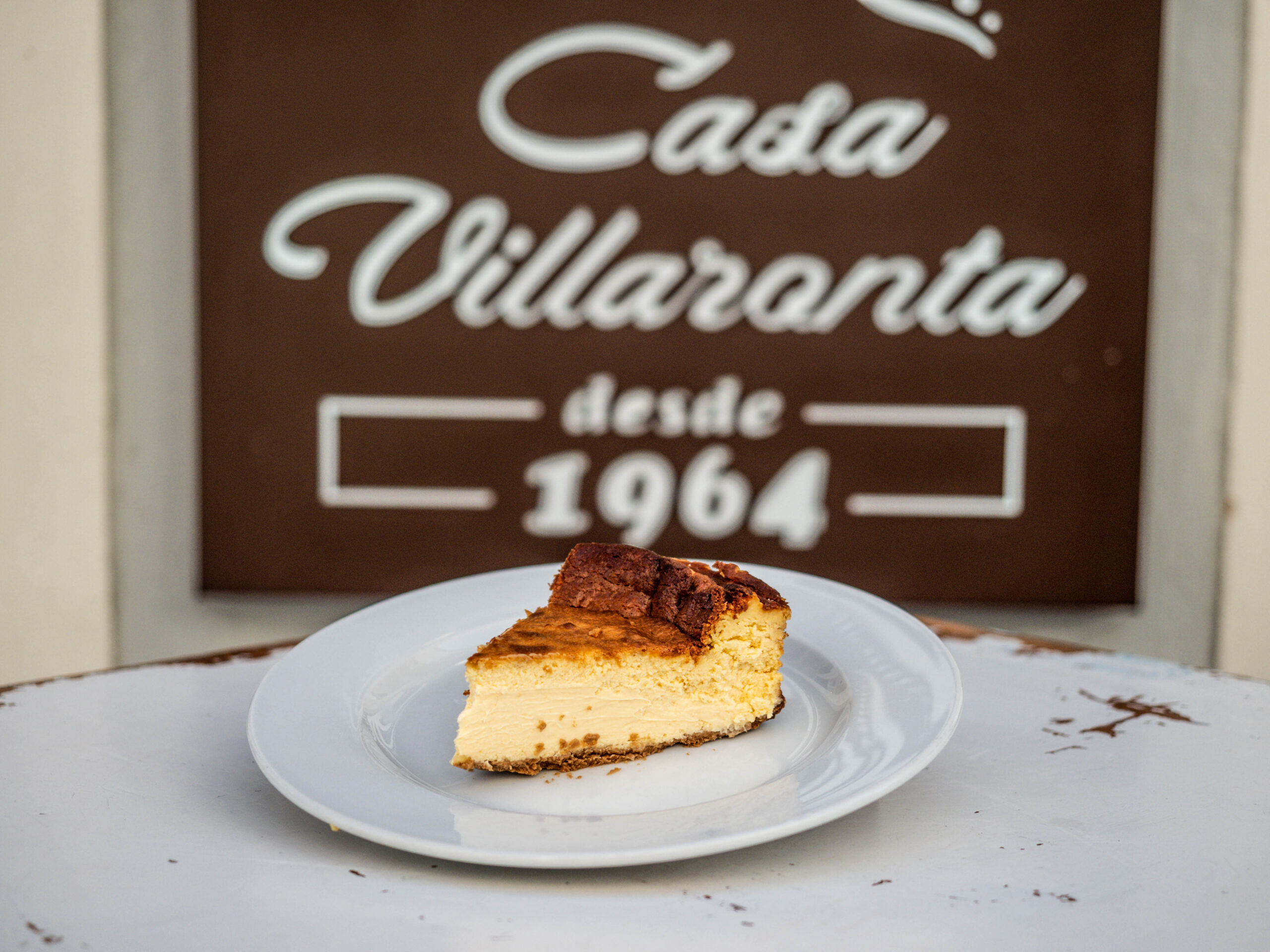 Postre Casa Villaronta tarta de queso